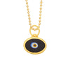 Blue Protection JuJu Eye in 24K Gold