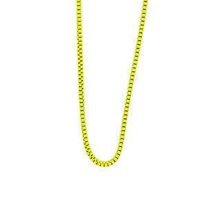 Colorful 18K Gold-Filled Enamel Box Chains