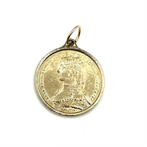 Vintage Coin Charm