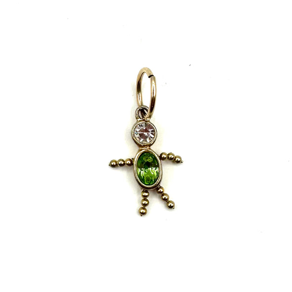 Vintage August Birthstone Charm