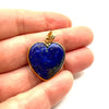 Large Lapis Heart for Calm