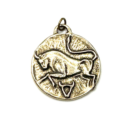 Vintage French Taurus Charm