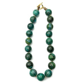 Green Stone Beads