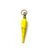 Vintage French Glass Yellow Carrot