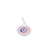 Red Protection Juju Eye in Sterling Silver