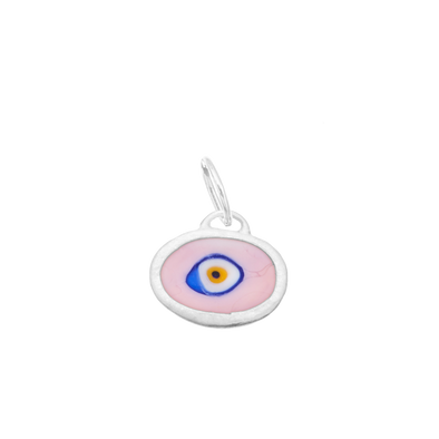Lilac Protection Juju Eye in Sterling Silver