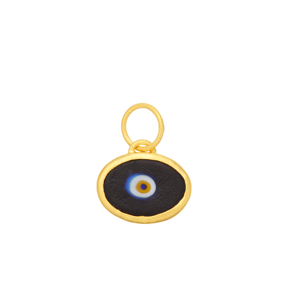 Black Protection JuJu Eye in 24K Gold
