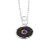 Blue Protection Juju Eyeball in Sterling Silver