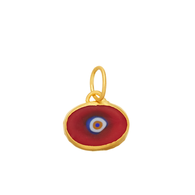 Red Protection JuJu Eye in 24K Gold