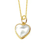 Flat Mother of Pearl Heart for Love