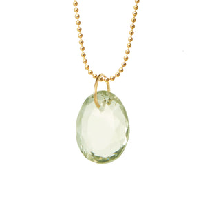 Green Amethyst Crystal for Acceptance
