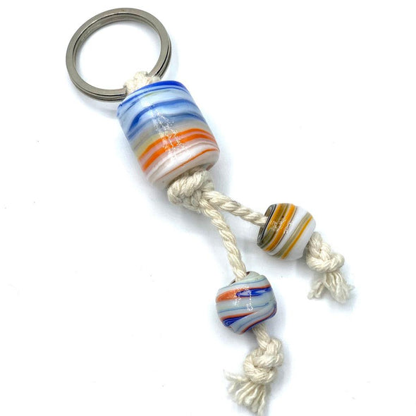 Rainbow Bead Turkish Keychain